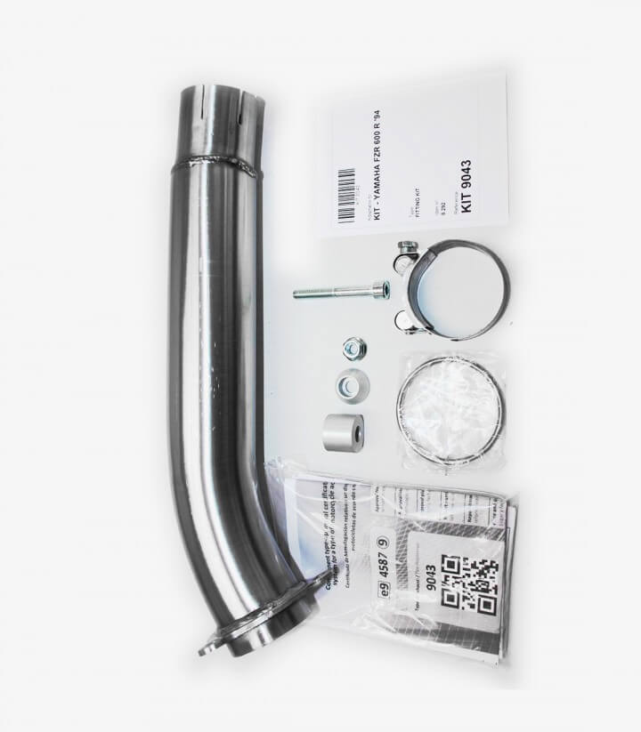 Escape Ixil SOVE para Yamaha FZR 600 R del 1994-95 color Acero