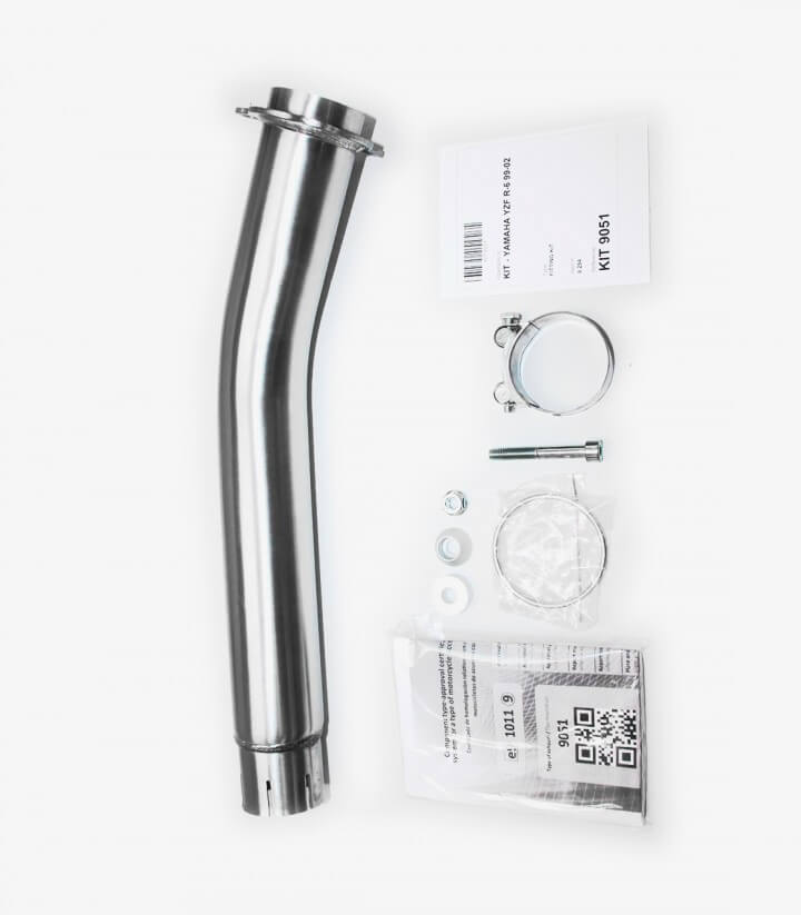 Ixil SOVE exhaust for Yamaha YZF 600 R-6 1999-02 color Steel