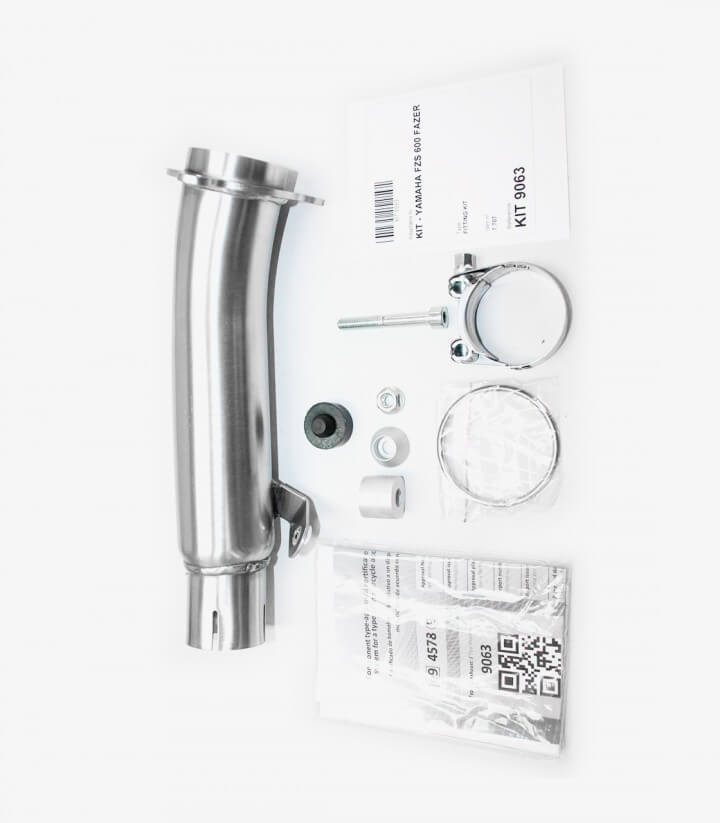 Ixil SOVE exhaust for Yamaha FZS 600 Fazer 1998-03 color Steel