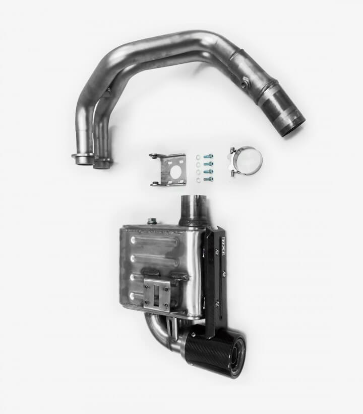 Ixil SX1 exhaust for Yamaha MT-07 2014-16 color Steel