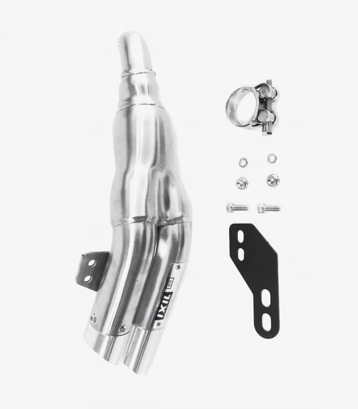 Escape Ixil L2X para Benelli TNT 125 / T 125 color Acero