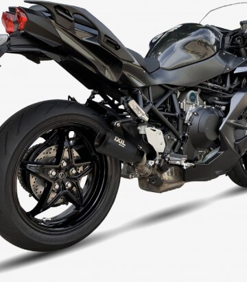 Auspuff CK7282RB Ixil RB Schwarz für Kawasaki Ninja H2 SX (18-21)