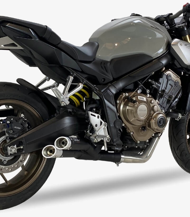 Auspuff XH6342XB Ixil L3XB Schwarz für Honda CB / CBR 650 R (21-24)