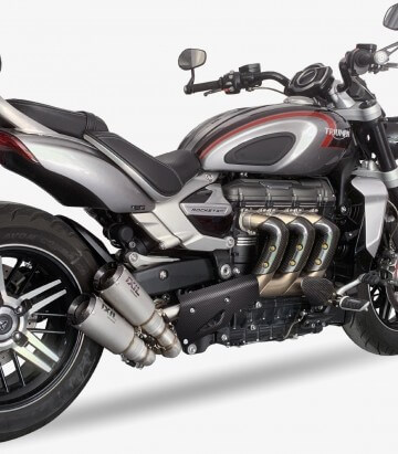 Escape Ixil RC para Triumph Rocket 3 (2021) color Acero