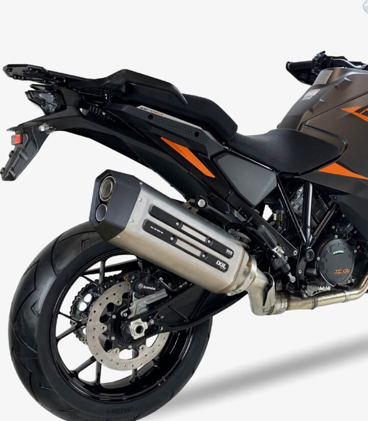Escape Ixil MXT para KTM 1290 Super Adventure (2021) color Acero