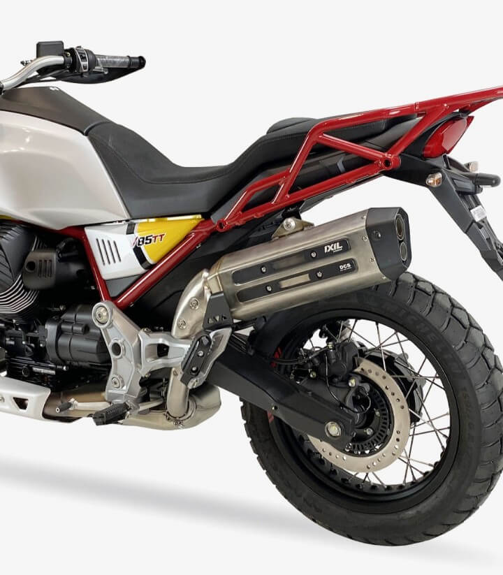 Auspuff EM3037SS Ixil MXT Stahl für Moto Guzzi V85 TT