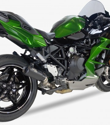 Auspuff CK7200RB Ixil RB Schwarz für Kawasaki Ninja H2 SX - SX SE (22-26)