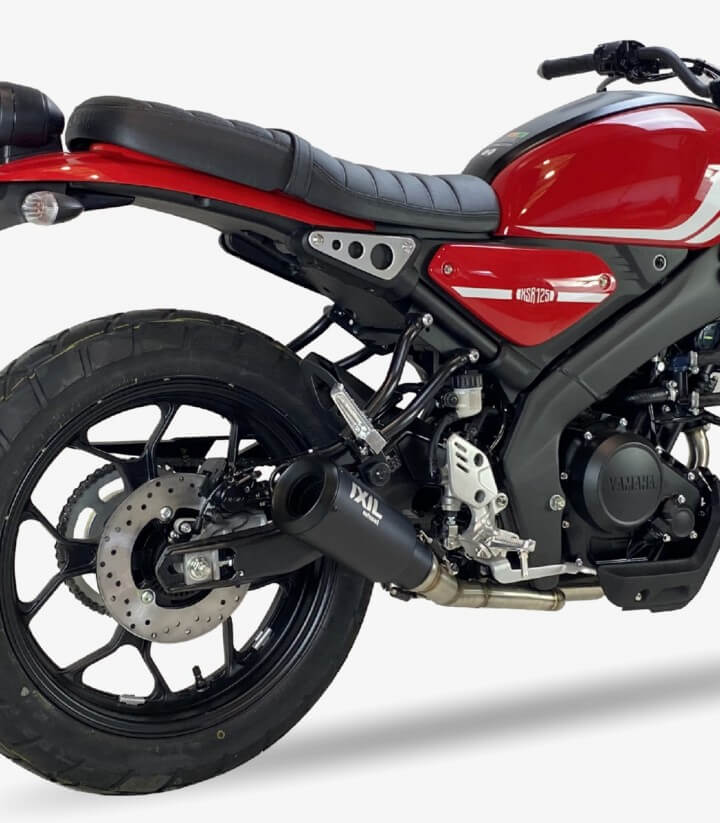 Auspuff CY9240RB Ixil RB Schwarz für Yamaha MT 125, XSR 125, YZF-R 125 (21-26)