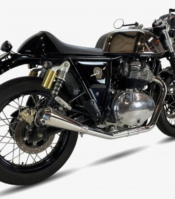 Escape Ironhead OVC11SSS para Royal Enfield Continental GT 650 color Acero