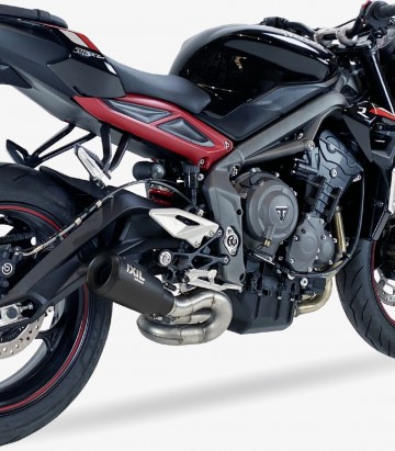Escape Ixil RB para Triumph Street Triple 675 / 765 (2017 - 2020) color Negro