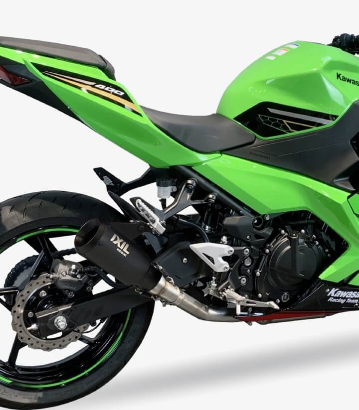 Auspuff CK7240RB Ixil RB Schwarz für several Kawasaki models