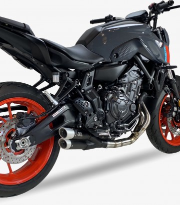 Escape Ixil L3XB para Yamaha MT-07 (2021) color Negro