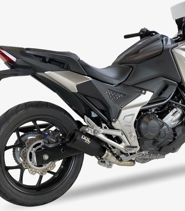 Auspuff CH6262RB Ixil RB Schwarz für Honda NC 700 X/S/Integra (12-13), NC 750 X/S/Integra (14-20), NC 750 X (21-26)