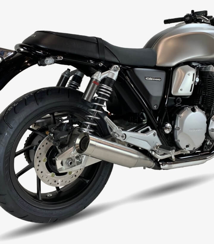 Escape Ironhead HC1-3SB para Honda CB 1100 EX/RS (16-20) color Negro HH6100SSB+HH6101SSB
