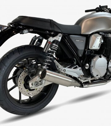 Escape Ironhead HC1-3SB para Honda CB 1100 EX/RS (16-20) color Negro HH6100SSB+HH6101SSB
