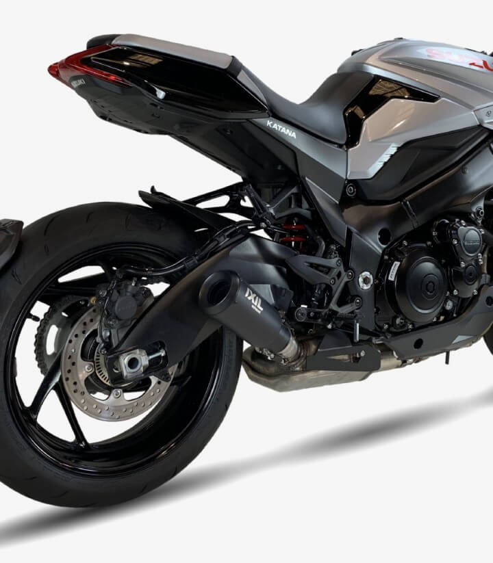 Escape Ixil RB para Suzuki GSX 1000 S - F (2015 - 2016), GSX 1000 S - F (2017 - 2020), Katana 1000 (2019 - 2020) color Negro