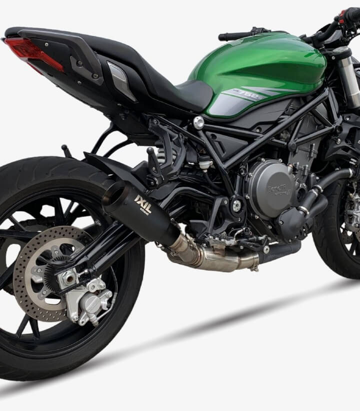 Auspuff CB5252RB Ixil RB Schwarz für Benelli BN 752 S (19-21)