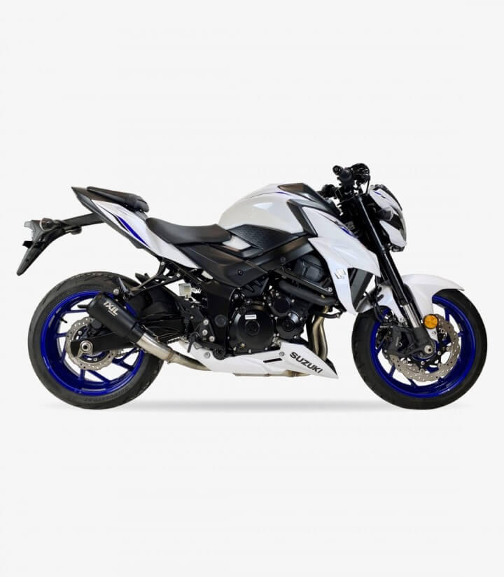 Escape Ixil RB para Suzuki GSR 750 (2011 - 2016), GSX-S 750 (2017 - 2020) color Negro