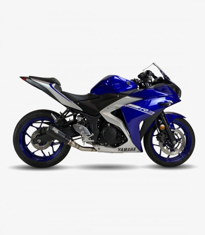 Auspuff CY9225RB Ixil RB Schwarz für Yamaha MT-03 (15-21), R3 / R25 (15-21)