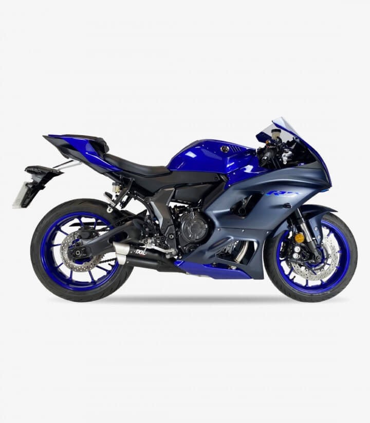 Auspuff XY9366XB Ixil L3XB Schwarz für Yamaha YZF 700 R7 (21-26)