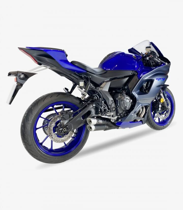 Auspuff XY9366XB Ixil L3XB Schwarz für Yamaha YZF 700 R7 (21-26)