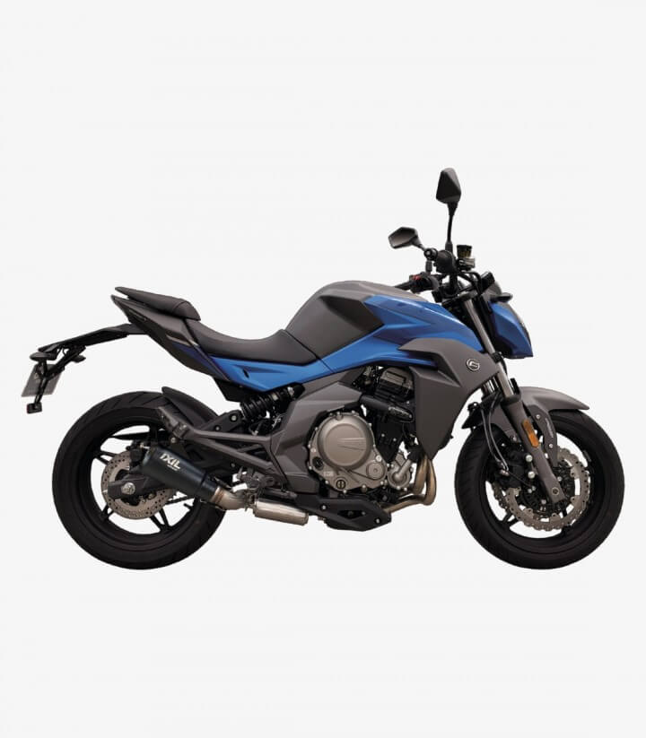 Escape Ixil RB para CFMOTO NK 400, NK 650 color Negro
