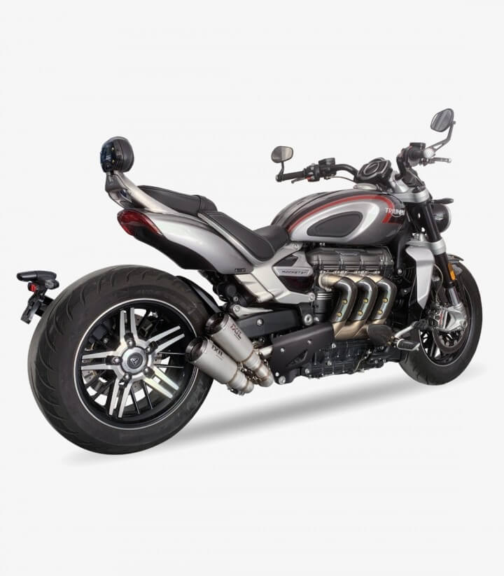 Escape Ixil RC para Triumph Rocket 3 (2021) color Acero
