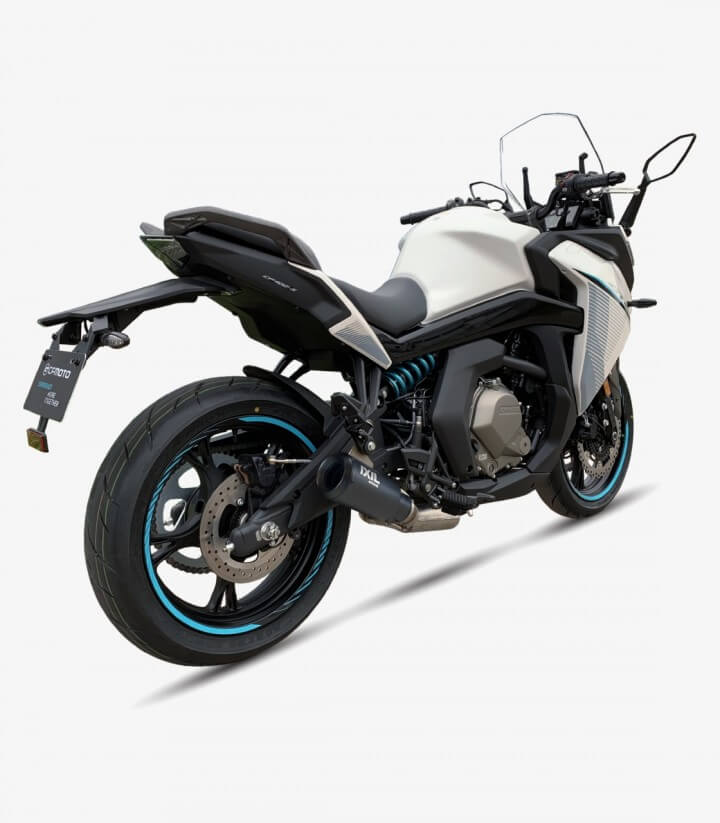 Escape Ixil RB para CFMOTO GT 400, GT 650 color Negro