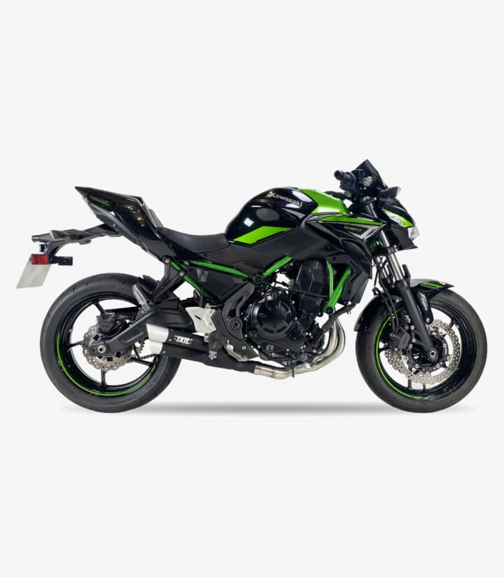Ixil L3XB exhaust for Kawasaki Z 650 - Ninja 650 (2020), Z 650 - Ninja 650 (2021), Z 650 RS (2022) color Black