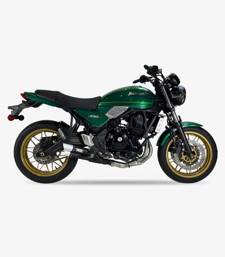 Escape Ixil L3XB para Kawasaki Z 650 - Ninja 650 (2020), Z 650 - Ninja 650 (2021), Z 650 RS (2022) color Negro