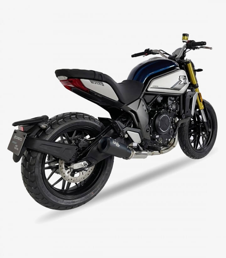Auspuff CF3136RB Ixil RB Schwarz für CFMOTO 700 CL-X Heritage/Sport/Adventure (19-23)