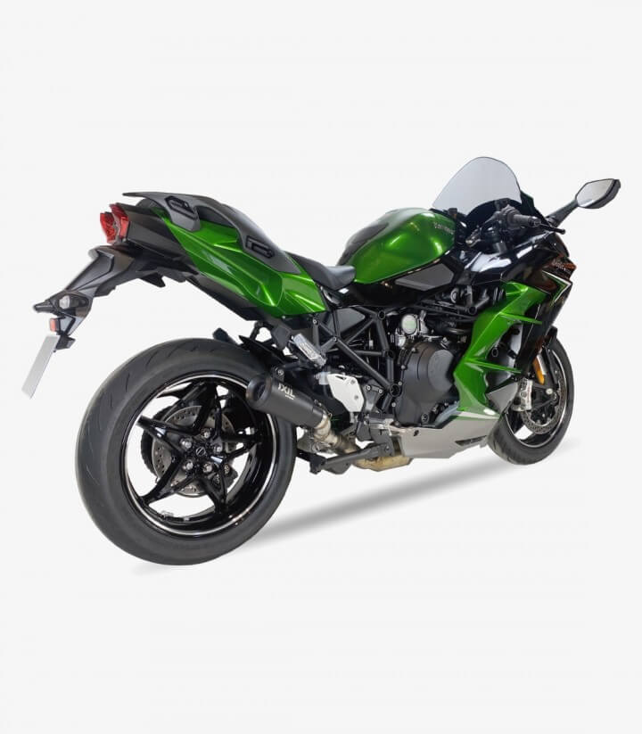Escape Ixil RB para Kawasaki Ninja H2 SX / SX SE (2022) color Negro