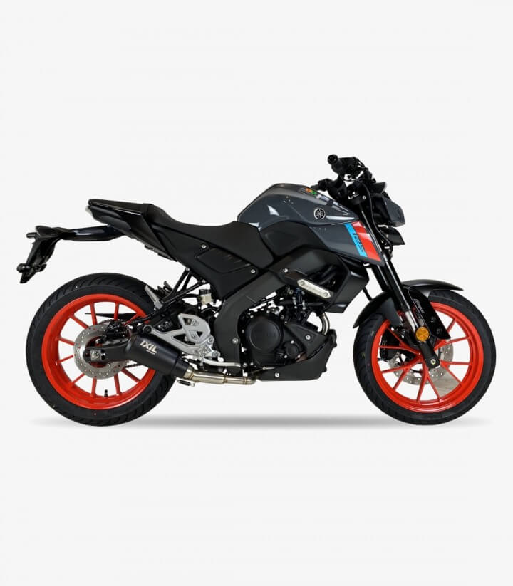 Escape Ixil RB para Yamaha MT 125 (2021) color Negro