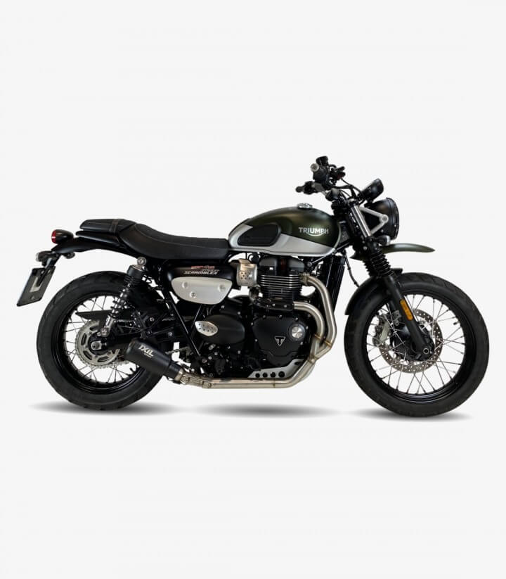 Escape Ixil RB para Triumph Street Scrambler 900 (2017 - 2022) color Negro