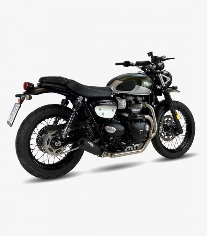 Escape Ixil RB para Triumph Street Scrambler 900 (2017 - 2022) color Negro