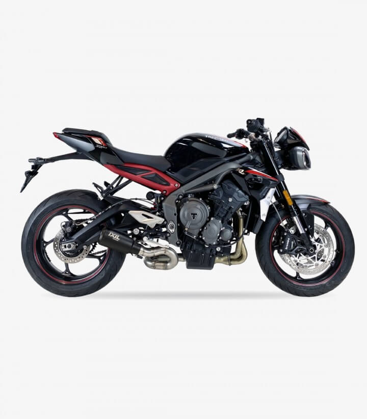 Auspuff CT4247RB Ixil RB Schwarz für Triumph Street Triple 675 / 765 (17-20)