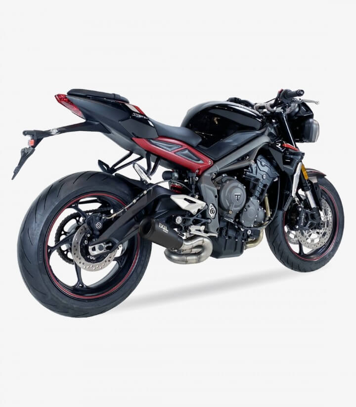 Escape Ixil RB para Triumph Street Triple 675 / 765 (2017 - 2020) color Negro