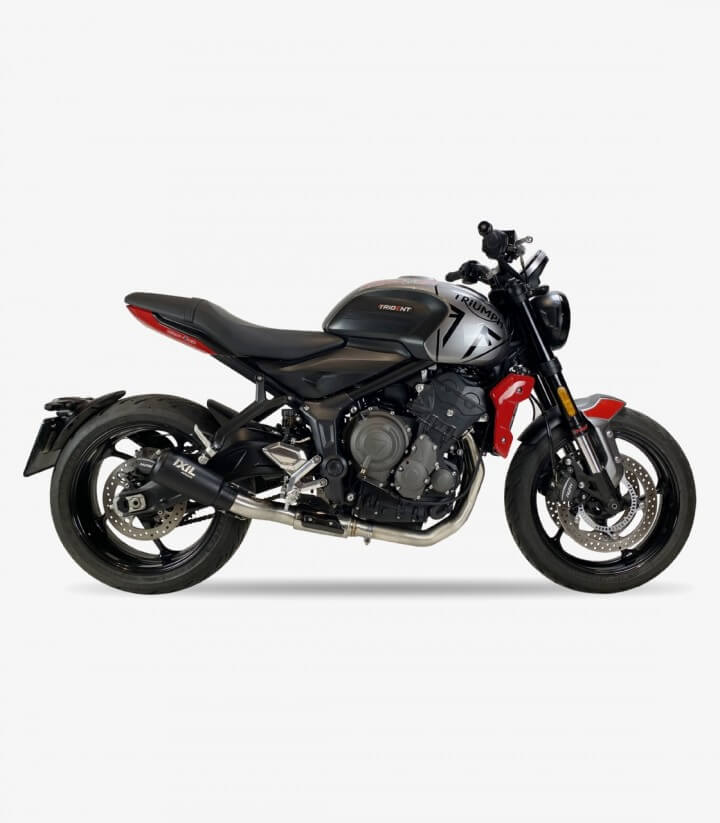 Auspuff CT4249RB Ixil RB Schwarz für Triumph Trident 660 (21-26)