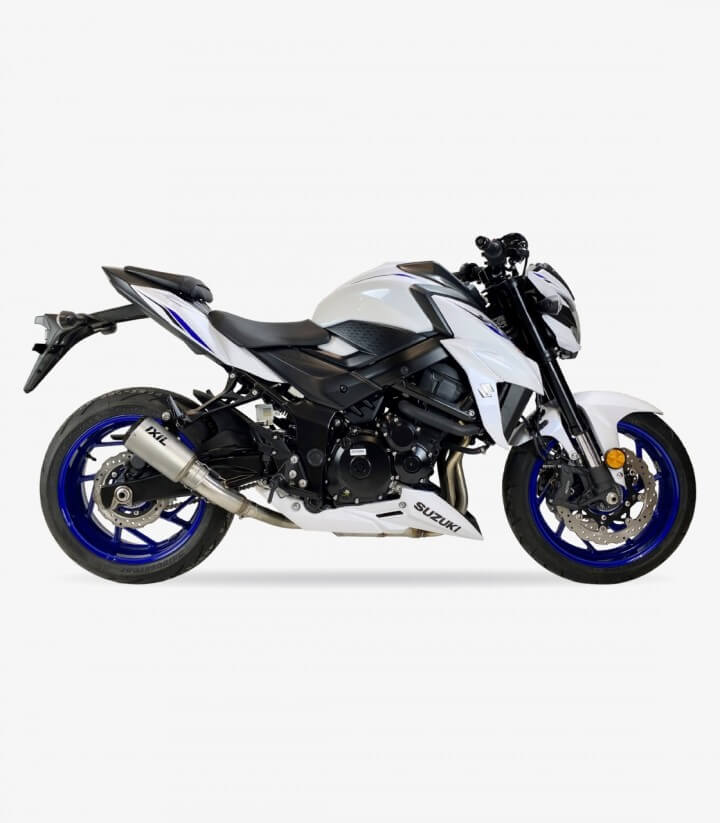 Escape Ixil RC para Suzuki GSR 750 (2011 - 2016), GSX-S 750 (2017 - 2020) color Acero