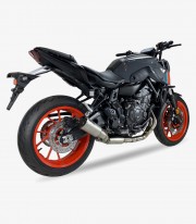 Ixil RC exhaust for Yamaha MT-07 (2021) color Steel