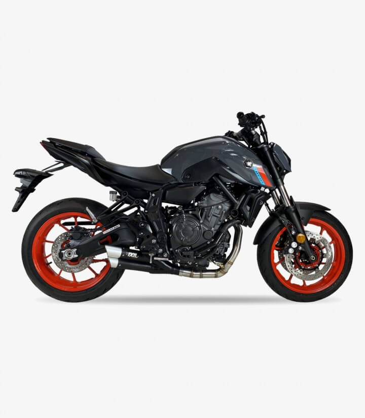 Auspuff XY9364XB Ixil L3XB Schwarz für Yamaha MT-07 (21-26), Tracer 7 / GT (20-26), XSR 700 (21-24)