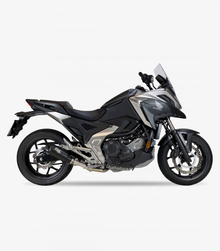 Auspuff CH6262RB Ixil RB Schwarz für Honda NC 700 X/S/Integra (12-13), NC 750 X/S/Integra (14-20), NC 750 X (21-26)