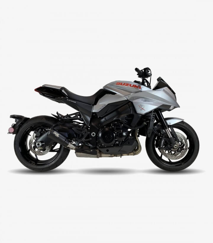 Auspuff CS8299RB Ixil RB Schwarz für Suzuki GSX 1000 S - F (15-20), Katana 1000 (19-20)