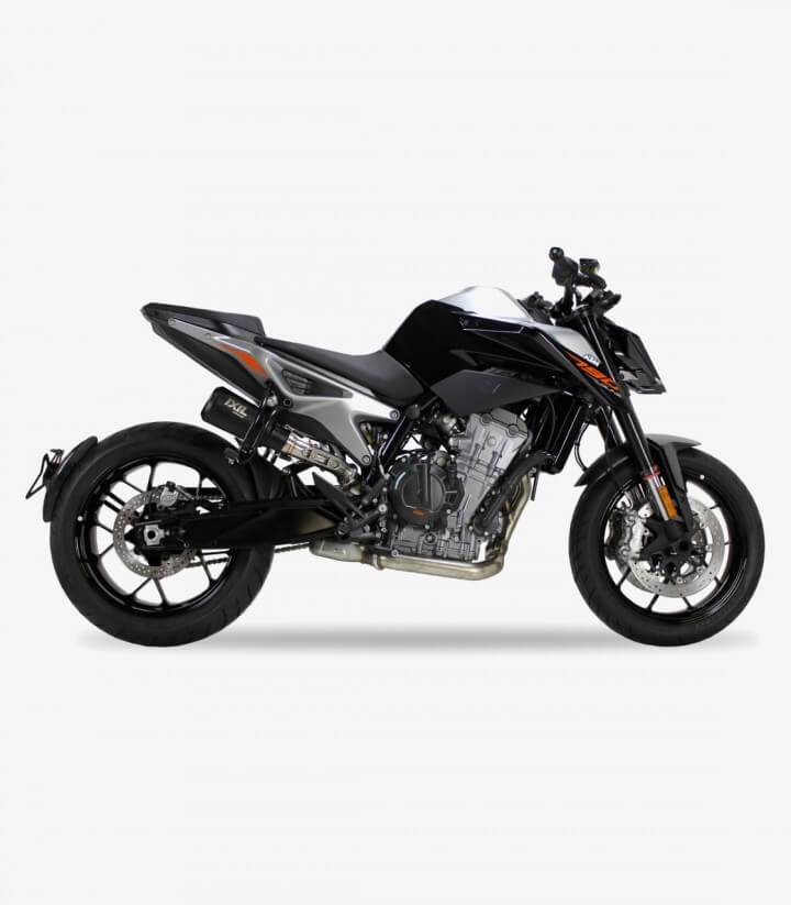 Escape Ixil RB para KTM 890 Duke R (2020 - 2021), Duke 790 (2018 - 2020) color Negro