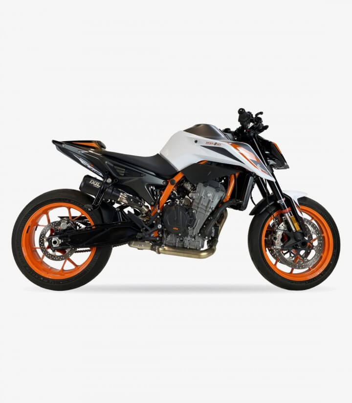 Ixil RB exhaust for KTM 890 Duke R (2020 - 2021), Duke 790 (2018 - 2020) color Black