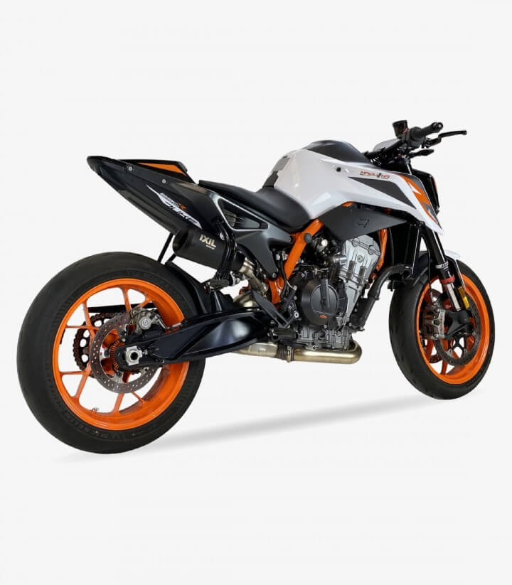 Escape Ixil RB para KTM 890 Duke R (2020 - 2021), Duke 790 (2018 - 2020) color Negro
