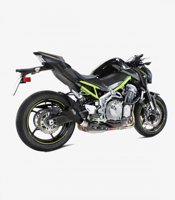 Escape Ixil RB para Kawasaki Z 900 92 kW (2016 - 2019), Z 900 A2 (2017 - 2019), Z 900 A2 (2020 - 2021) color Negro