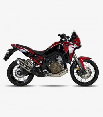 Ixil MXT exhaust for Honda CRF 1100 L Africa Twin (2020 - 2021) color Steel