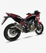 Ixil MXT exhaust for Honda CRF 1100 L Africa Twin (2020 - 2021) color Steel
