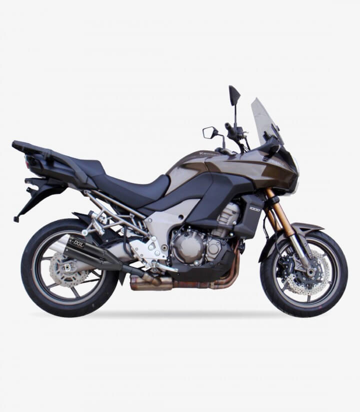 Auspuff XK7384XB Ixil L3XB Schwarz für Kawasaki Versys 1000 (12-19)